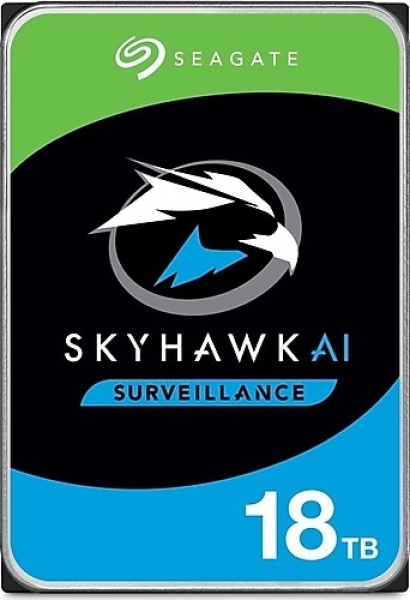 Seagate ST18000VE002 18 TB 7200Rpm 256MB SATA3 3.5 inch Skyhawk AI 7/24 Güvenlik Harddisk