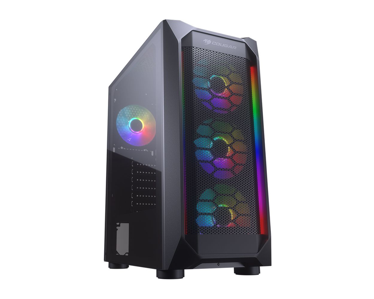 Cougar MX410-650W 650W 80 Plus 4x12cm RGB Fanlı Siyah Oyuncu Kasası