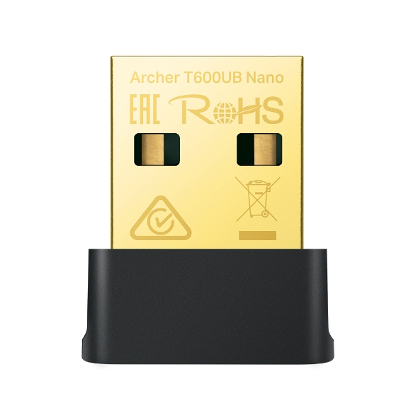 Tp-Lİnk ARCHER-T600UB-NANO AC600 Wi-Fi Bluetooth USB KKablosuz Ağ Adaptörü
