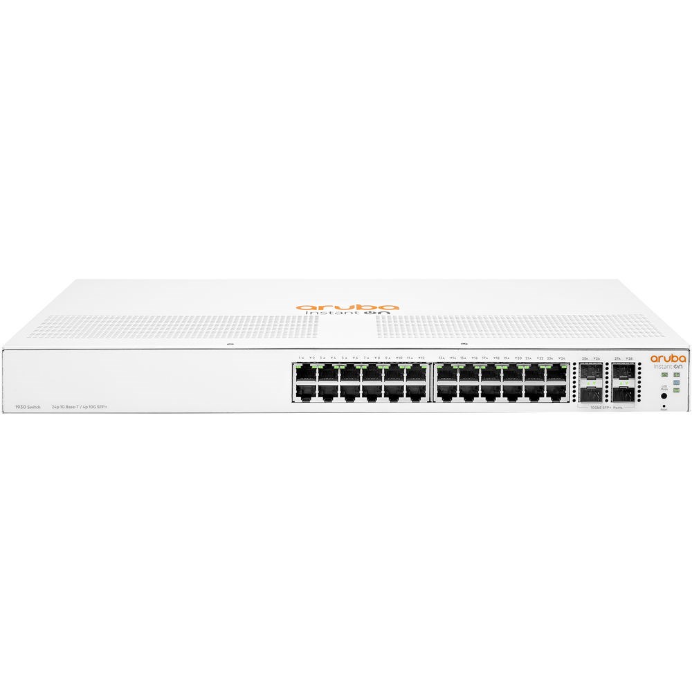 Hp JL682A Aruba 24Port Gigabit 4 Port SFP+ 10GbE Yönetilebilir Network Switch