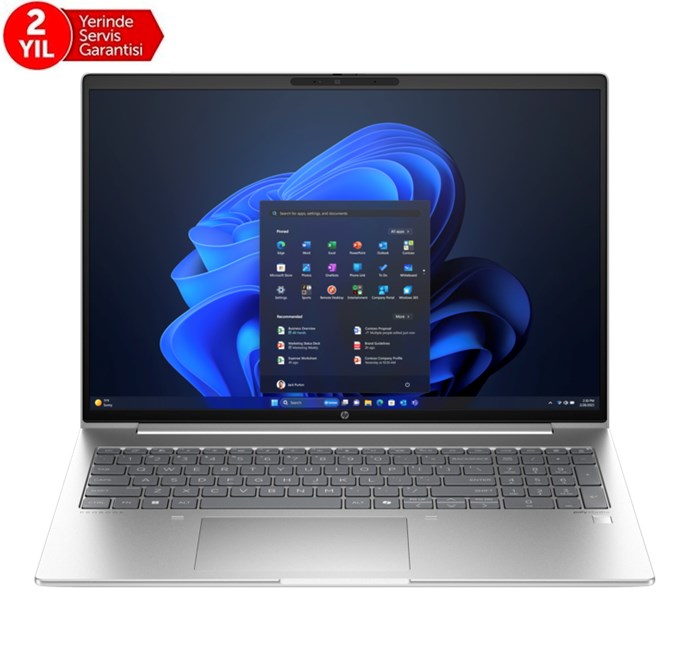 Hp 9Y7B7ET ProBook 460 G11 Ultra 5 125U 1.3GHz 16GB 512GB 4GB RTX 2050 16 Win11 Pro Notebook Bilgisayar
