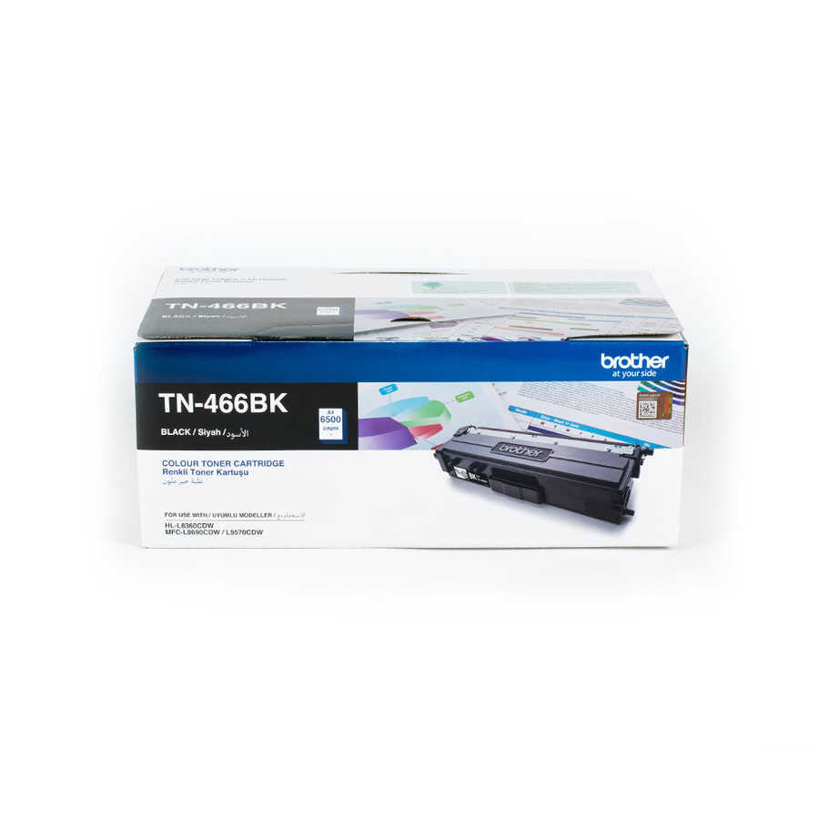 Brother TN-466BK 6.500 Sayfalık Siyah Orijinal Lazer Toner
