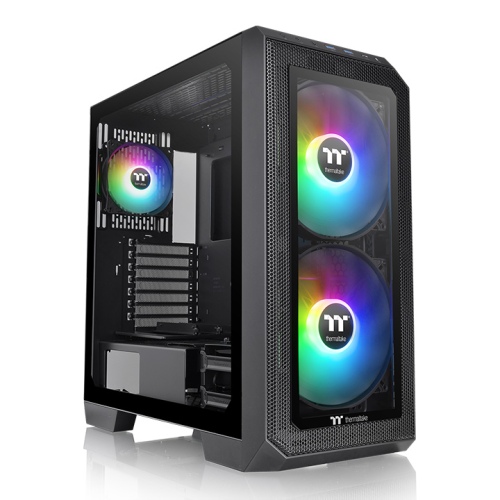 Thermaltake CA-1P6-00M1WN-00 300MX TG PCU YOK 3x12cm RG Fanlı E-ATX Siyah Oyuncu Kasası