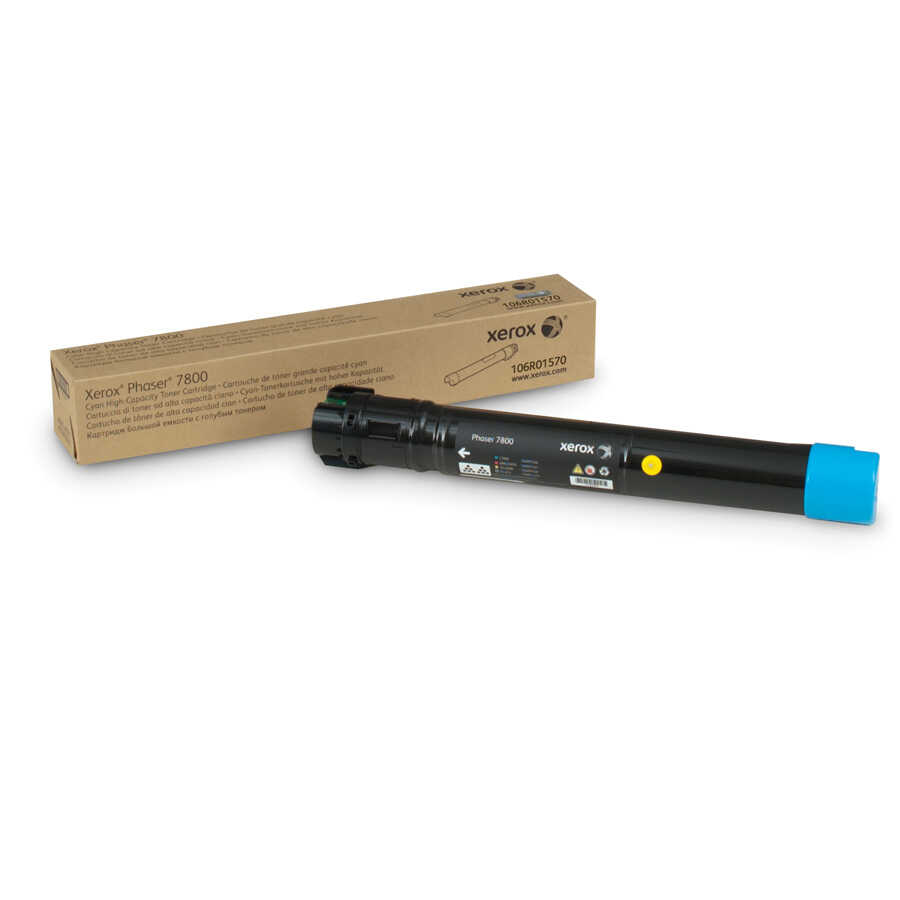 Xerox 106R01570 Phaser 7800 17.200 Sayfalık Yüksek Kapasiteli Mavi Orijinal Laser Toner