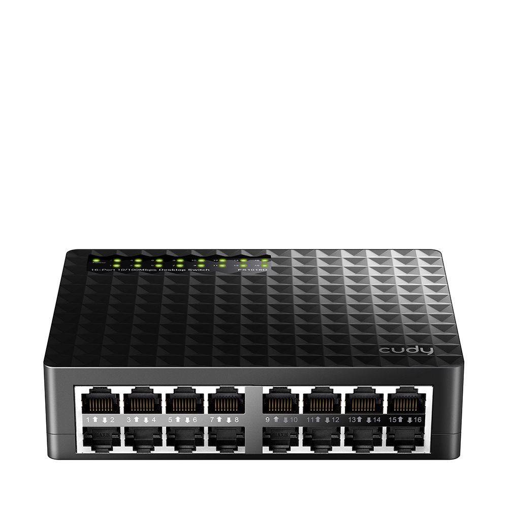 Cudy FS1016D 16 Port 100Mbps Plastik Masaüstü Ethernet Switch