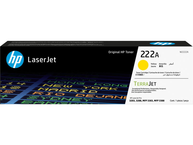 Hp W2222A 222A 1.200 Sayfalık Sarı Orjinal Laser Toner