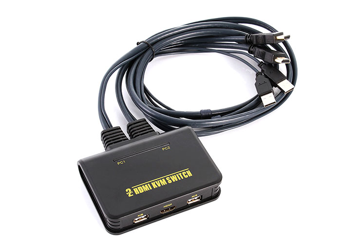 S-Link SL-2702HKW 1.8 Mt 2 li HDMI Kablolu Otomatik HDMI KVM Switch