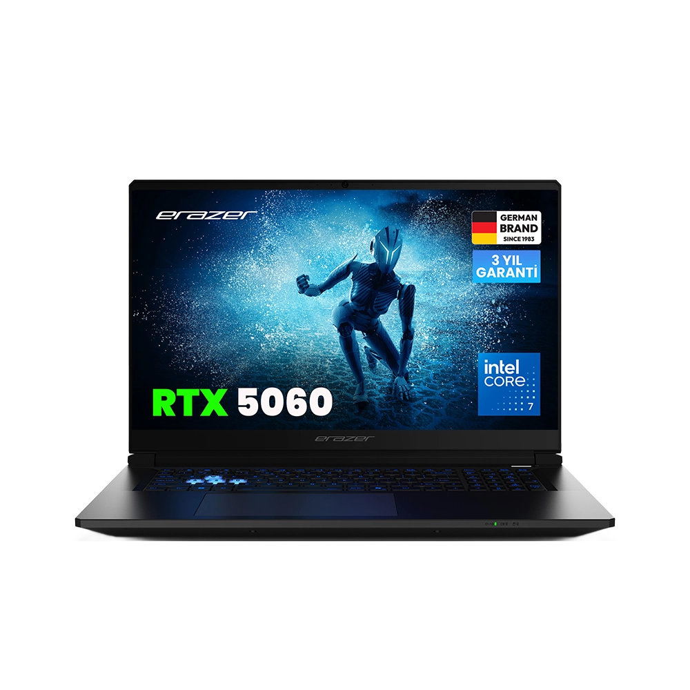 Erazer Defender 17 P1 MD600010 CI7 13620H 3.6GHz 32GB 2TB 8GB RTX5060 17.3 FreeDos Notebook Bilgisayar