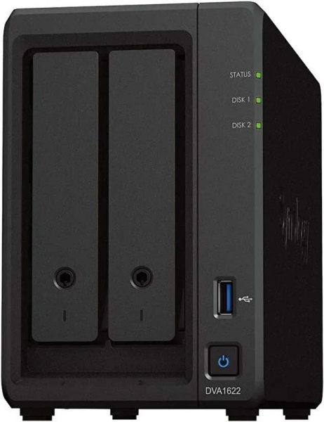 Synology DVA1622 Celeron J4125 6GB DDR4 2x3.5 inch HDD 1xLAN Ağ Depolama NAS