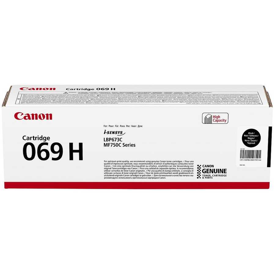 Canon 5098C002 CRG-069HBK 7.600 Sayfalık Yüksek Kapasiteli Siyah Orijinal Lazer Toner