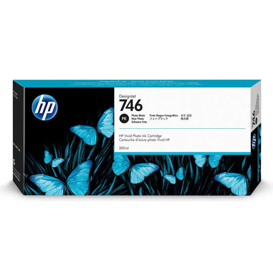 Hp P2V82A 746 300 ML Geniş Format Foto Siyah Orijinal Inkjet Kartuş