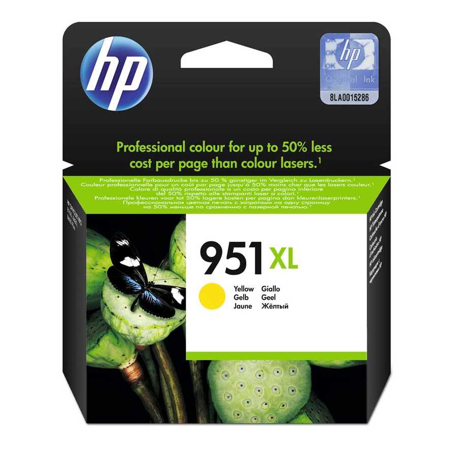 Hp CN048AE 951XL 1.500 Sayfalık Yüksek Kapasiteli Sarı Orijinal Inkjet Kartuş