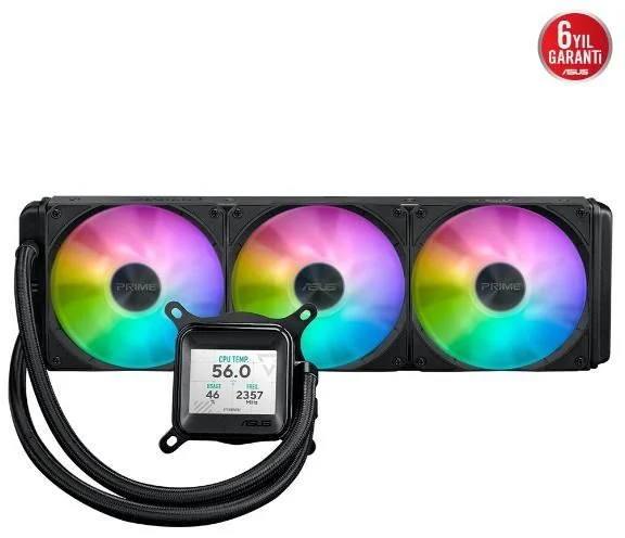 Asus PRIME LC ARGB LCD ALL-IN-ONE  3x12cm ARGB AMD-INTEL Sıvı Soğutma Sistemi