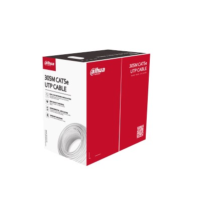 Dahua PFM920I-6UN-C 305 Mt UTP CAT6 23AWG Gri Data Kablosu