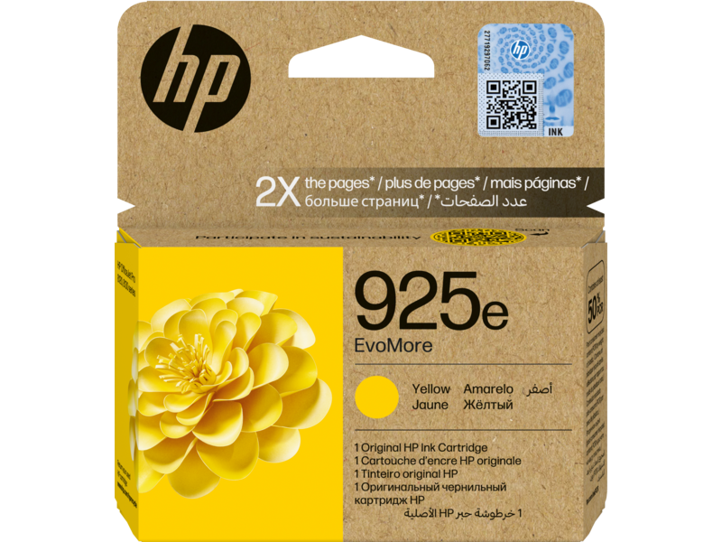 Hp 4K0W2PE 925E 800 Sayfalık Sarı Orijinal Inkjet Kartuş