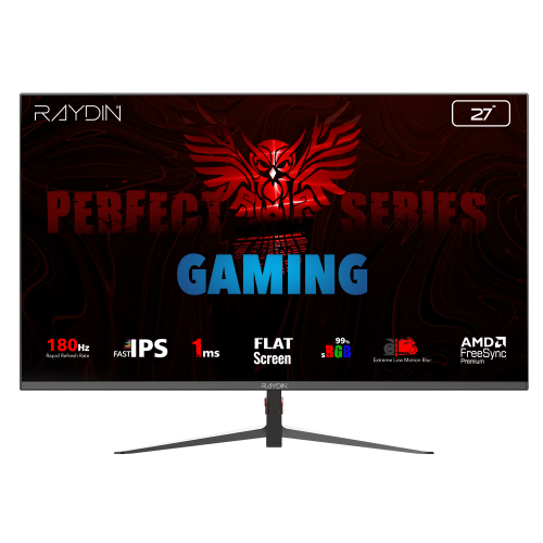 Raydin MM27DFI 27 inch 1920x1080 1ms 180HZ HDMI DP IPD Frameless FreeSync Oyuncu Monitörü