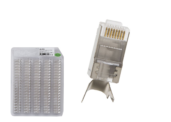 S-Link SL-CAT711 CAT7 FTP Metal 100 lü Paket Modüler Konnektör