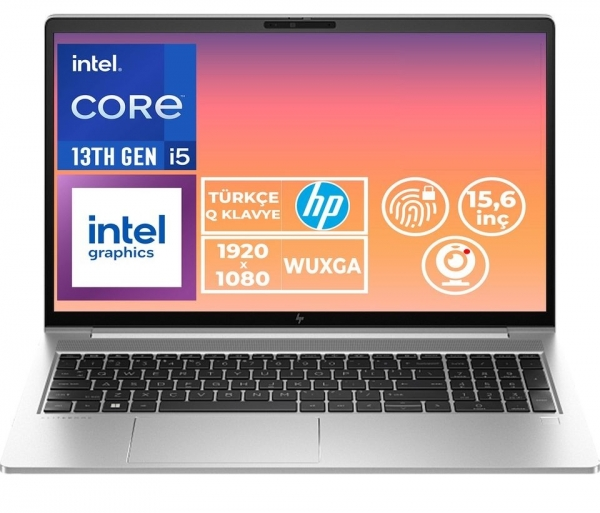 Hp EliteBook B2RK6ES 650 G8 CI5 1335U 3.4Ghz 16GB 512GB SSD 15.6 FreeDos Notebook Bilgisayar