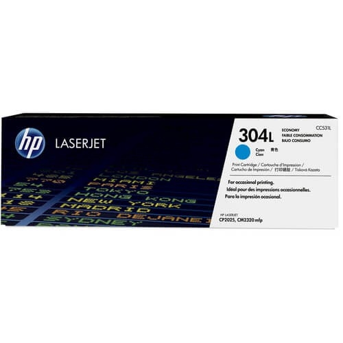 Hp CC531L 304L 1.400 Sayfalık Ekonomik Mavi Orjinal Laser Toner