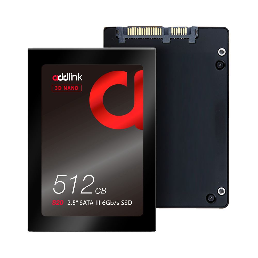 Addlink AD512GBS20S3S 512Gb 500-450Mb/s SATA3 2.5 inch SSD Harddisk