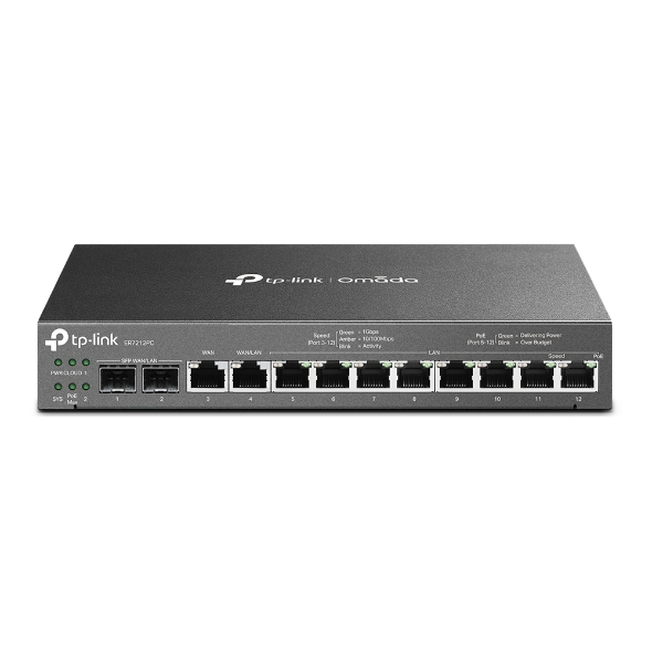 Tp-Link Omada ER7212PC 10 Port Gigabit 2 Port SFP VPn Router