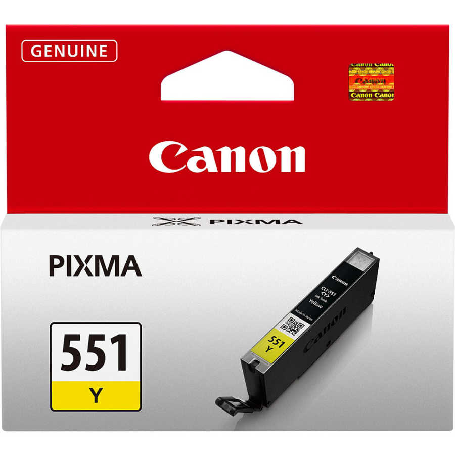Canon 6511B001 CLI-551Y 300 Sayfalık Sarı Orijinal Inkjet Kartuş