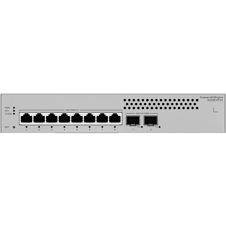 Huawei S220S-8T2X 8 Port EKIT Gigabit Port 2 Port SFP Yönetilebilir Ethernet Switch