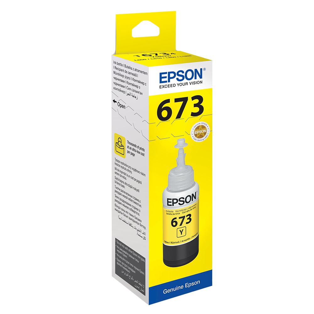 Epson C13T67344A 673 Y 70ml Sarı Orijinal Mürekkep
