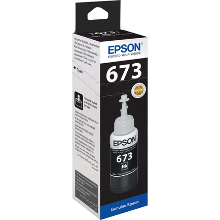 Epson C13T67314A 673 BK 70ml Siyah Orijinal Mürekkep