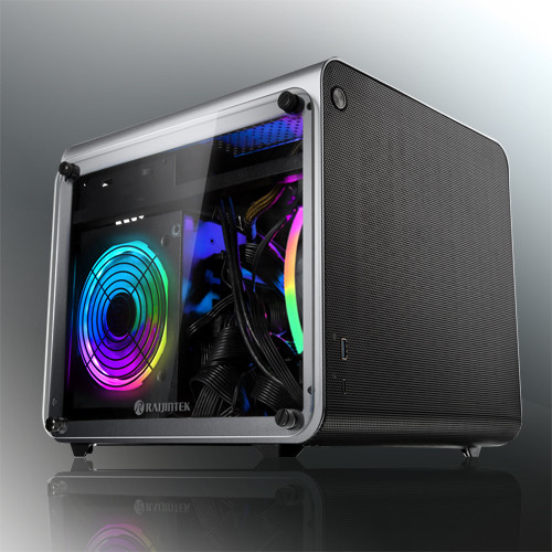 Raijintek RJ-0R20B00161 METIS EVO SILVER TGS PSU Yok ITX Gaming Oyuncu Kasası