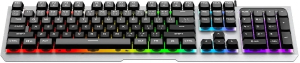 Lenovo LECOO KB121 USB Q TR Rainbow Aydınlatmalı Mekanik Hisli Kablolu Oyuncu Klavyesi