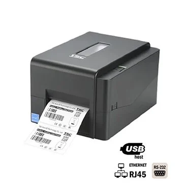 Tsc TE310 USB ETHERNET 300Dpi 127mm/sn 105 mm Termal Direk Termal Transfer Barkod Yazıcı