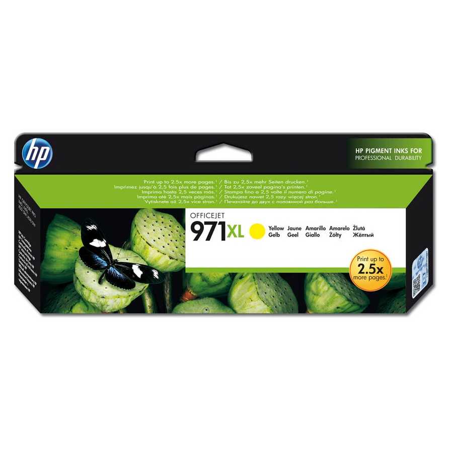 Hp CN628AE 971XL 6.600 Sayfalık Yüksek Kapasiteli Sarı Orijinal Inkjet Kartuş