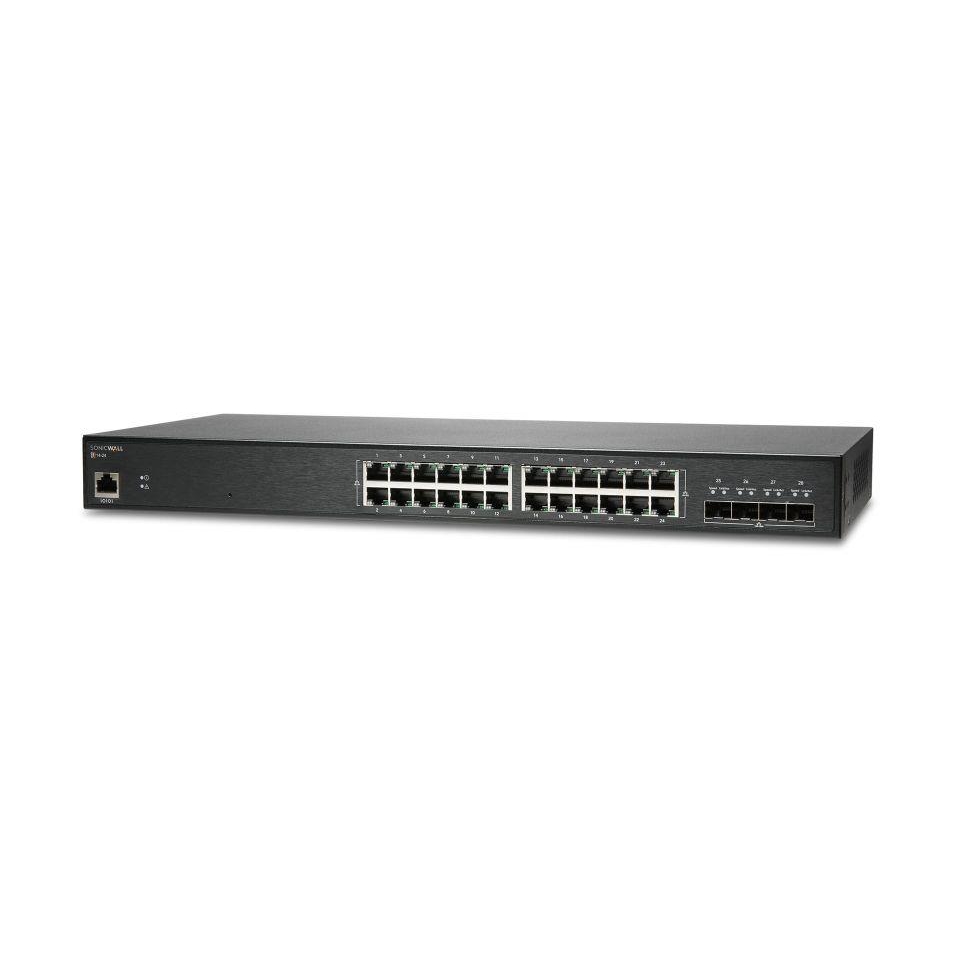 Sonicwall 02-SSC-8377 24 Port Gigabit Poe 4 Port SFP+ 410W Yönetilebilir PoE Switch