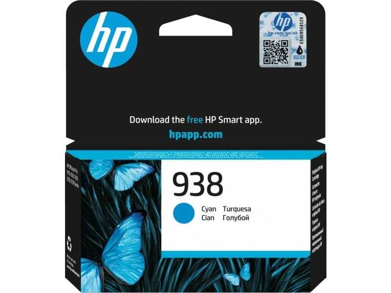 Hp 4S6X5PE 938 Cam Göbeği Orijinal Inkjet Kartuş