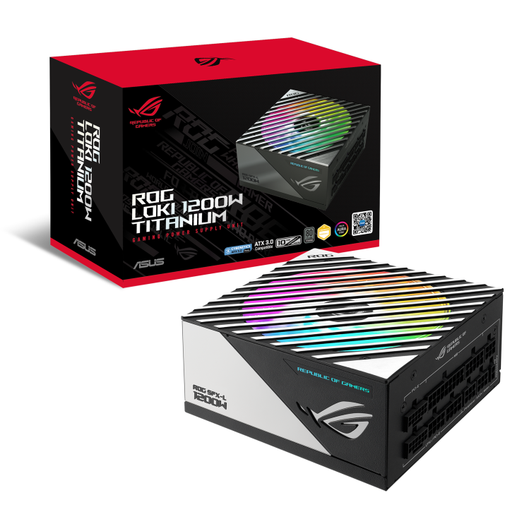Asus ROG-LOKI-1200T-SFX-L-GAMING 1200W 12cm Fanlı ATX 3.0 Uyumlu PCIe 5.0 Güç Kaynağı