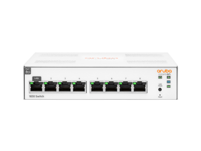 Hp JL810A Aruba 1830-8G 8 Port Gigabit Ethernet Switch
