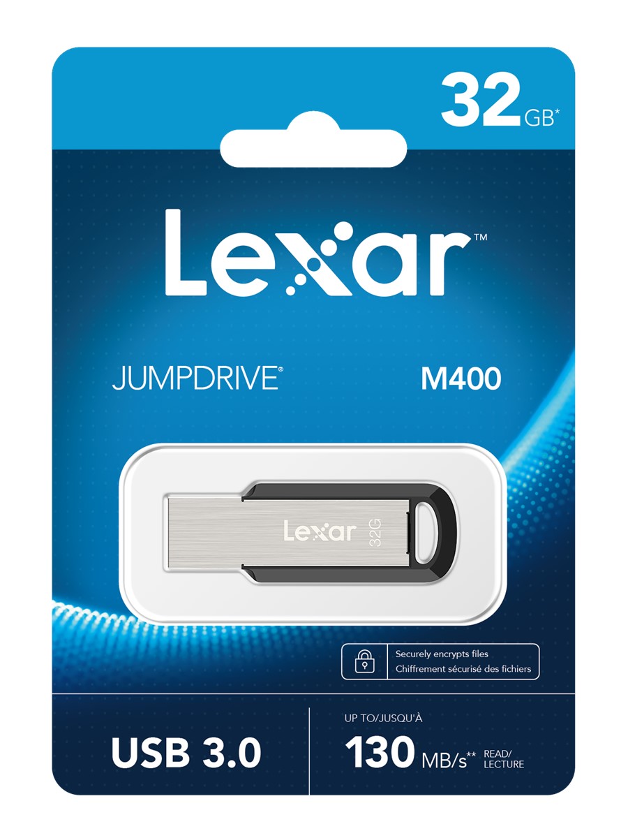 Lexar LJDM400032G-BNBNG 32 GB JumpDrive M400 130Mb/s USB 3.0 Flash Bellek