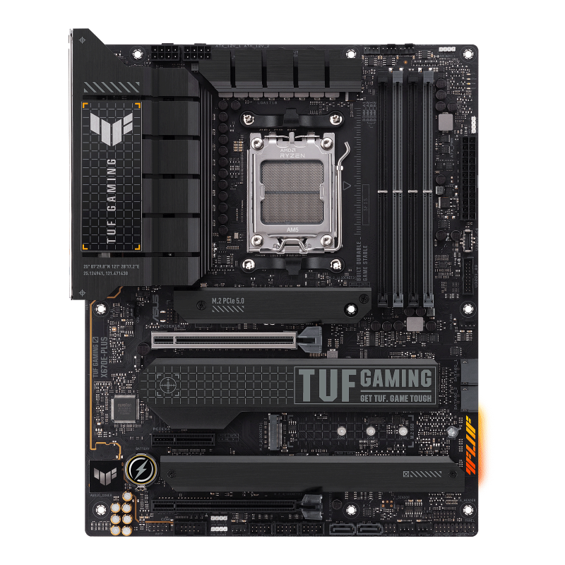 Asus TUF GAMING X670E-PLUS Sc-AM5 X670E DDR5 6400Mhz 4xM2 2.5Gbit AURA RGB ATX AMD Anakart