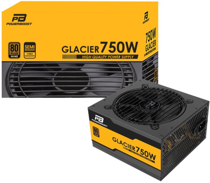 PowerBoost BST-ATX750BEU 750W 80 Plus Bronze 12cm Fanlı Yarı Modüler Brio Power Supply
