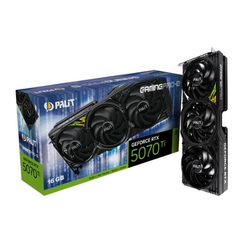Palit NE7507T019T2-GB2031U 16 GB GDDR7 GeForce RTX 5070 Ti GAMINGPRO-S 256Bit NVIDIA Ekran Kartı