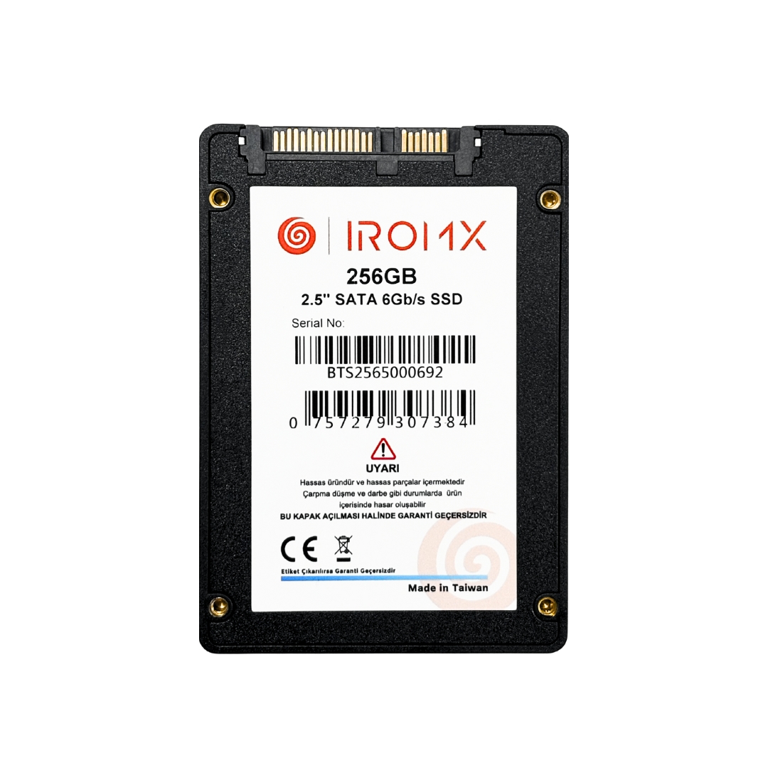 Iromx IR256GS3 256 Gb 540-460Mb/s SATA 2.5 inch SSD Harddisk