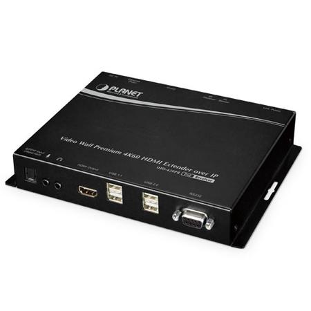 Planet  PL-IHD-420PT 4K 60Hz HDMI USB over IP Transmitter with PoE Video Wall