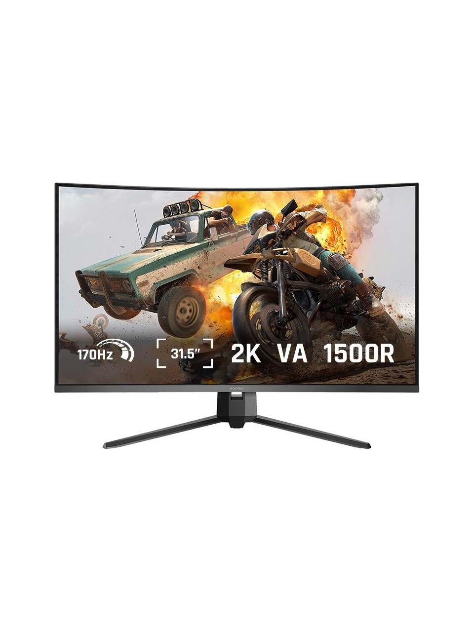 Koorui G3221SC 31.5 inch 2560x1440 1ms 170HZ HDMI DP 2K Kavisli Oyuncu Monitörü