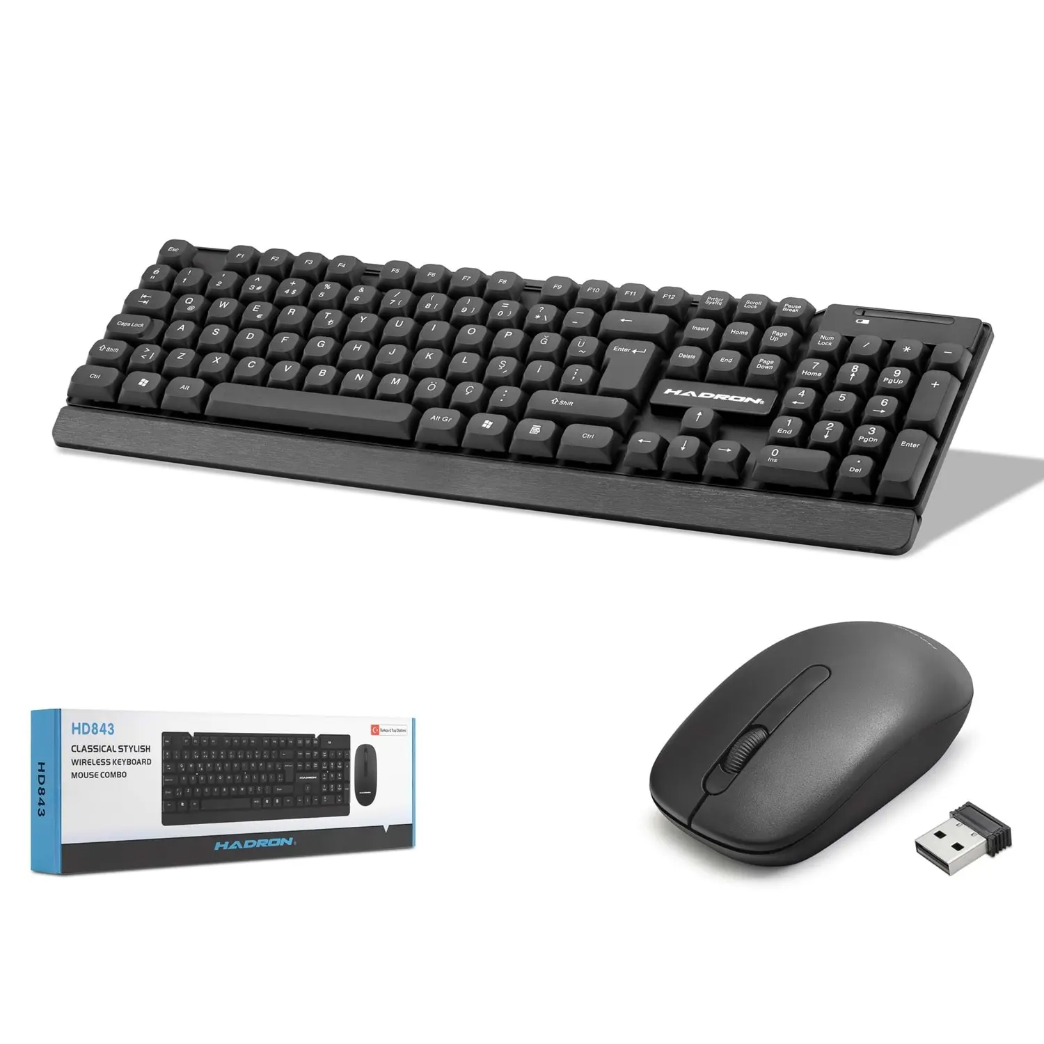 Hadron HD843 Q TR Multimedia Kablosuz Klavye Mouse Set