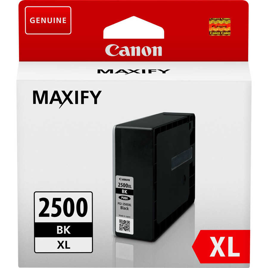 Canon 9254B001 PGI-2500XL BK 2500 Sayfalık Yüksek Kapasiteli Siyah Orijinal Inkjet Kartuş