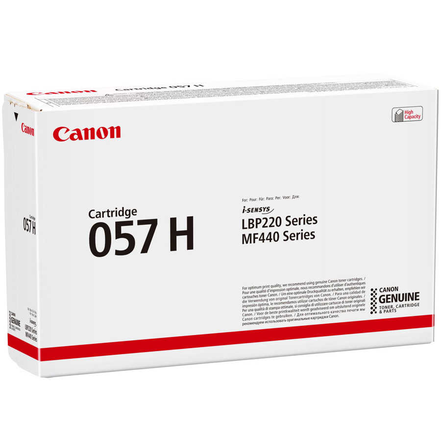 Canon 3010C002 CRG-057 10.000 Sayfalık Yüksek Kapasiteli Siyah Orijinal Lazer Toner