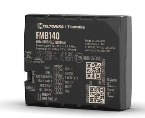 Teltonika TE-FMB140-YN CAN Veri Okuma Özellikli GPRS/GNSS İz Sürücü