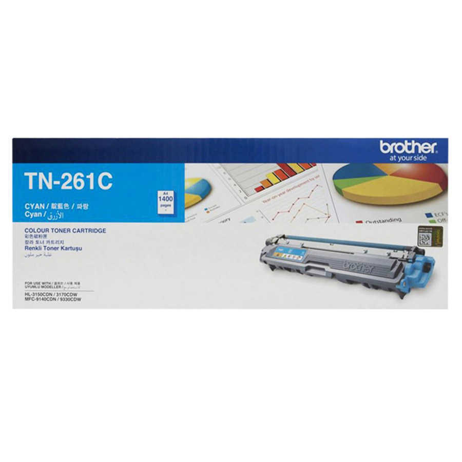 Brother TN-261C 1.400 Sayfalık Mavi Orijinal Lazer Toner