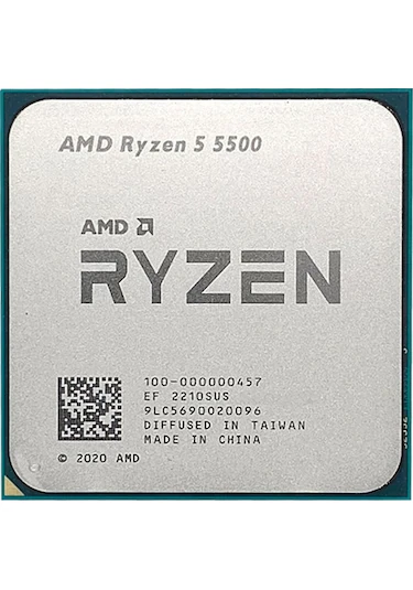 Amd Ryzen 5 5500 Sc-AM4 3.6Ghz 6 Çekirdekli 16MB 65W NO VGA Tray AMD İşlemci